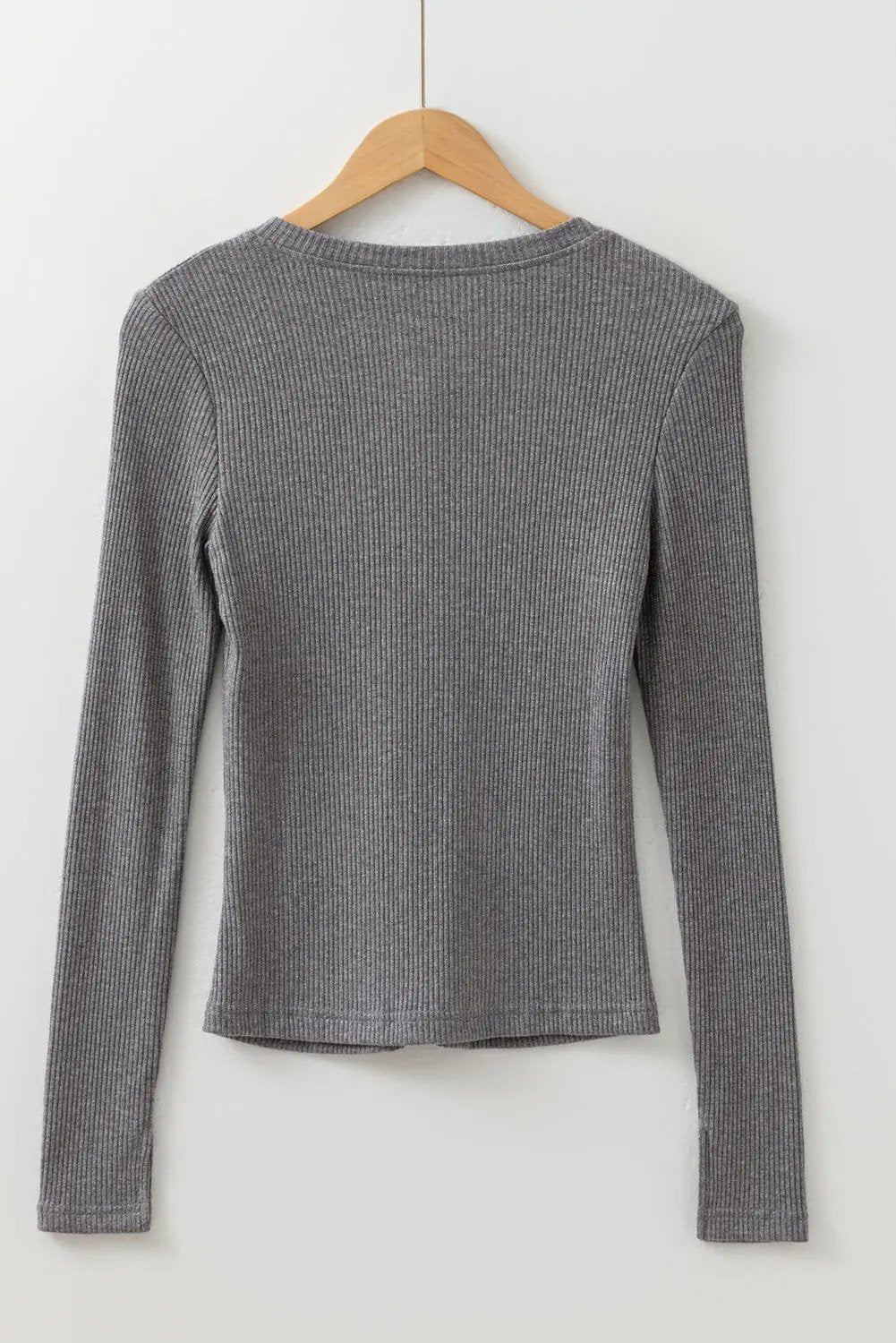 Premium Sleet Ribbed Knit Button Down Slim Cardigan Dear-Lover Dropshipping